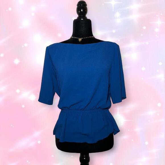 Wilfred Royal Blue T Shirt Y2K 2000s - Picture 2 of 6